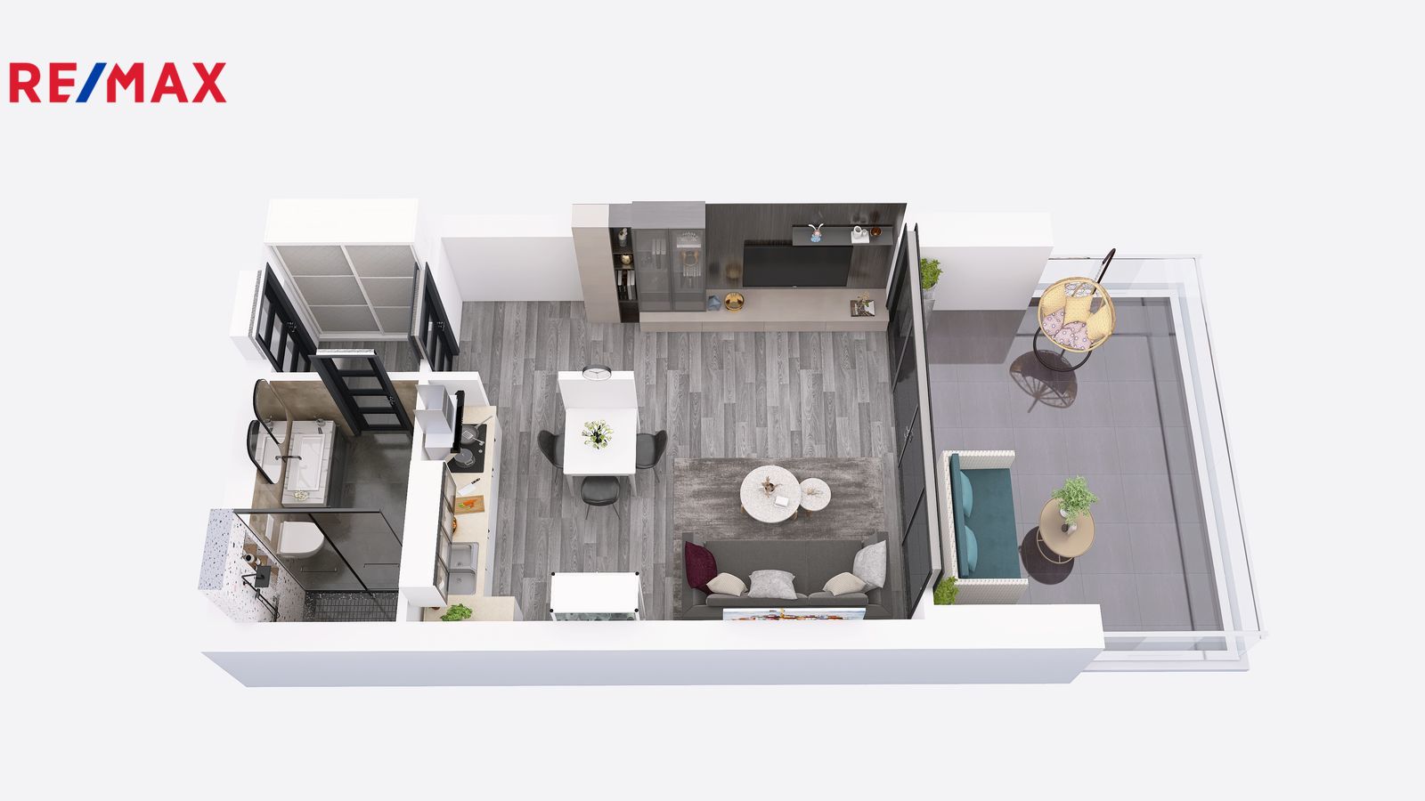 Výhodný prodej bytu s terasou a parkovacím stáním v dokončovaném projekt v Modřanech